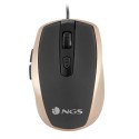 NGS TICK 800 1600DPI USB 6 BOTONES COLOR ORO