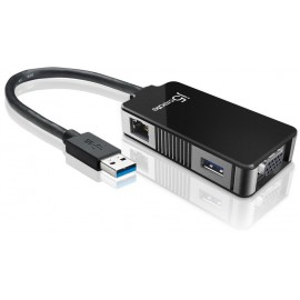 Zeblaze J5CREATE JUA370 MULTI-ADAPTADOR USB 3.0 A VGA GIGABIT LAN US