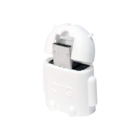 LOGILINK OTG MICROUSB-M A USB-H BLANCO AA0063