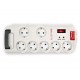SALICRU REGLETA 7 TOMAS C.INTERRUPTOR SAFE 7