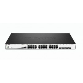 D-LINK DGS-1210-28MP 24P GIGA (24P POE 370W) + 4P GIGA COMBO RACK DGS-1210-28MP