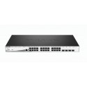 D-LINK DGS-1210-28MP 24P GIGA (24P POE 370W) + 4P GIGA COMBO RACK DGS-1210-28MP