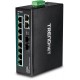 Trendnet TI-PG102 No administrado Gigabit Ethernet (10 100 1000) (PoE) Negro switch