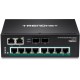 Trendnet TI-PG102 No administrado Gigabit Ethernet (10 100 1000) (PoE) Negro switch