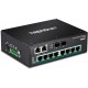 Trendnet TI-PG102 No administrado Gigabit Ethernet (10 100 1000) (PoE) Negro switch