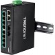 Trendnet TI-PG102 No administrado Gigabit Ethernet (10 100 1000) (PoE) Negro switch