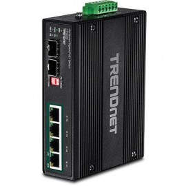 Trendnet TI-PG62B No administrado L2 Gigabit Ethernet (10 100 1000) (PoE) Negro switch
