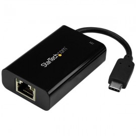 StarTech USB-C de Red Ethernet Gigabit con Entrega de Potencia - Tarjeta de Red Externa USB Tipo C US1GC30PD