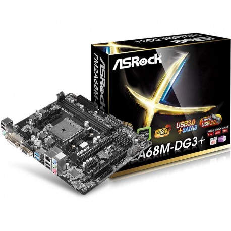 Asrock FM2A68M-HD+ Socket FM2+ FM2 90-MXGXC0-A0UAYZ