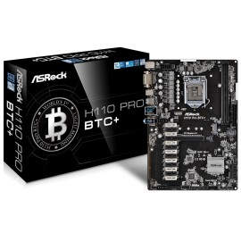 Asrock H110 Pro BTC+ Intel H110 LGA 1151 (Socket H4) ATX placa base 90-MXB5S0-A0UAYZ