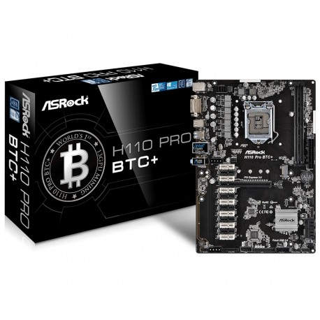 Asrock H110 Pro BTC+ Intel H110 LGA 1151 (Socket H4) ATX placa base 90-MXB5S0-A0UAYZ