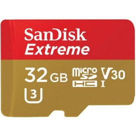 SANDISK 32GB Extreme MicroSDHC UHS-I Clase 10 SDSQXAF-032G-GN6MA
