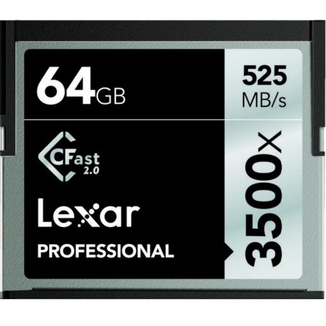 Lexar CFast 2.0, 64GB CompactFlash LC64GCRBEU3500