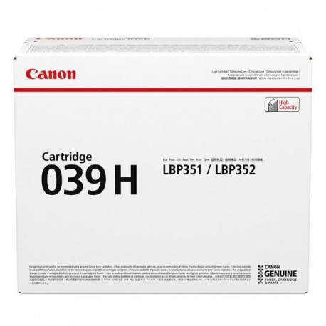 Canon 039H Cartucho 25000pÃ¡ginas Negro 0288C001