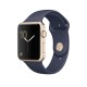 APPLE WATCH SPORT S1 42MM CON CAJA ALUMINIO ORO Y CORREA DEPORTIVA AZUL NOCHE - MQ122QL A