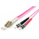 EQUIP CABLE FIBRA OPTICA MULTIMODO LIBRE HALOGENOS LC ST 50 125u 1M OM4 255541