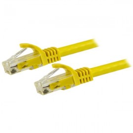 StarTech.com Cable de Red de 0,5m Amarillo Cat6 UTP Ethernet Gigabit RJ45 sin Enganches N6PATC50CMYL