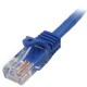 StarTech Cable de Red de 0,5m Azul Cat5e Ethernet RJ45 sin Enganches 45PAT50CMBL