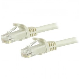 StarTech Cable de Red de 0,5m Blanco Cat6 UTP Ethernet Gigabit RJ45 sin Enganches N6PATC50CMWH