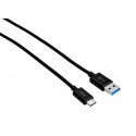 Trust CABLE USB 3.1 URBAN REVOLT CONECTORES TIPO C Y A 1 METRO - NEGRO 21175