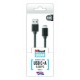 Trust CABLE USB 3.1 URBAN REVOLT CONECTORES TIPO C Y A 1 METRO - NEGRO 21175