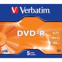 Verbatim DVD-R 4.7GB 16X 5 Unidades