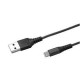 CELLY USBLIGHTNYL25BK 0.25m USB A Lightning cable USB