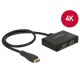 DELOCK ADAPTADOR CABLE SPLITTER HDMI 1 A HDMI 2 4K 87700