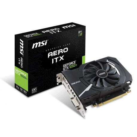 MSI GTX 1050 Ti AERO ITX 4G OC GeForce GTX 1050 Ti 4GB GDDR5 V809-2454R