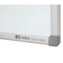 NOBO Pizarra blanca Nano Clean magn?tica de acero 1500x1000 mm con marco de aluminio 1905169