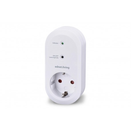 EDNET living Smart Plug blanco enchufe inteligente 84291