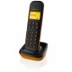 ALCATEL D135 DECT Identificador de llamadas Negro, Naranja 3700601414424