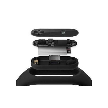 Xiaomi MIBAND2 Wristband activity tracker 0.42 OLED Inal?mbrico IP67 Negro rastreador de actividad