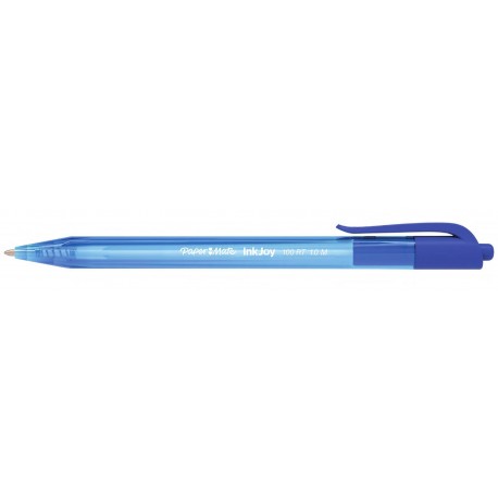 Papermate InkJoy 100 RT Clip-on retractable ballpoint pen Medio Azul 20pieza(s) S0957040