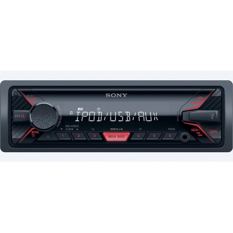 Sony mp3 USB iPod iPhone redlight MEGABASS DSXA200UI.EUR