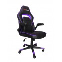 SILLA GAMER  MARS GAMING MGC117BP COLOR NEGRO LILA