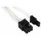 Corsair CP-8920146 Interno Color blanco cable de transmisi?n