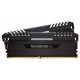 CORSAIR DDR4 16GB 2X8GB PC 3000 VENGEANCE BLACK RGB CMR16GX4M2C3000C16