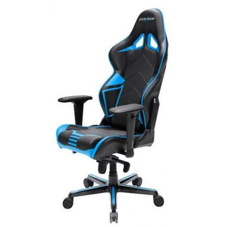 DXRACER F-SERIES OH RV131 NB NEGRA-AZUL - INCLUYE 2 ALMOHADILLAS
