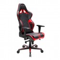 DXRACER F-SERIES OH RV131 NR NEGRA-ROJA - INCLUYE 2 ALMOHADILLAS