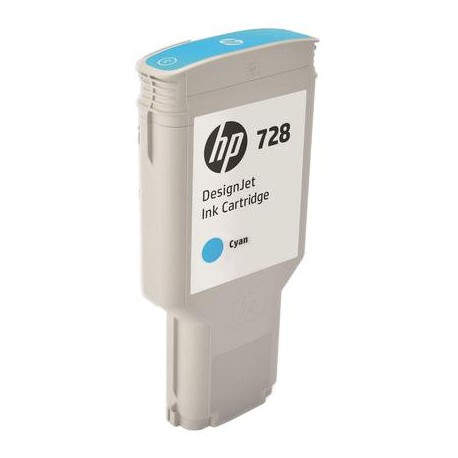 HP 728 300-ml Cyan DesignJet Ink Cartridge F9K17A