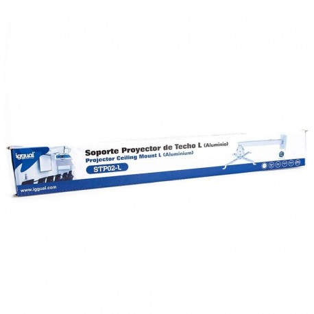 IGGUAL STP02-L Soporte proyector techo L Alum. IGG314593