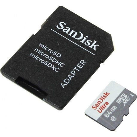 SANDISK SDXC SD MICRO ADAP 64GB SDSQUNS-064G-GN3MA