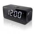 MUSE M-192 CR Reloj Digital Negro radio