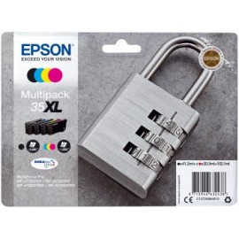 Epson Multipack 4-colours 35XL DURABrite Ultra Ink 20.3ml 41.2ml Negro, Cian, Amarillo cartucho de tinta C13T35964010