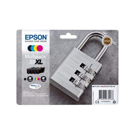 Epson Multipack 4-colours 35XL DURABrite Ultra Ink 20.3ml 41.2ml Negro, Cian, Amarillo cartucho de tinta C13T35964010