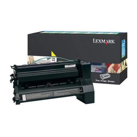Toner LEXMARK C782 X782 amarillo 15000p. Return C782X1YG