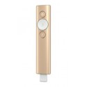 LOGITECH SPOT LIGHT RETAIL COLOR GOLD WIRELESS PRESENTER P N:910-004862 910-004862