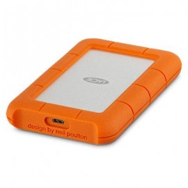 LaCie Rugged USB-C 2000GB Naranja, Plata STFR2000800