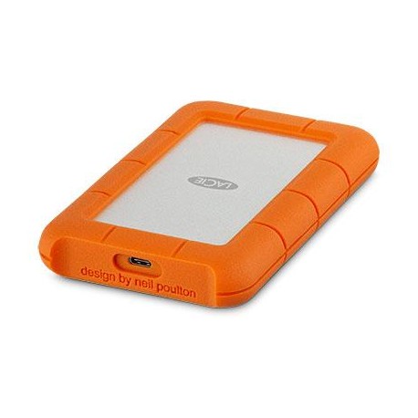LaCie Rugged USB-C 2000GB Naranja, Plata STFR2000800